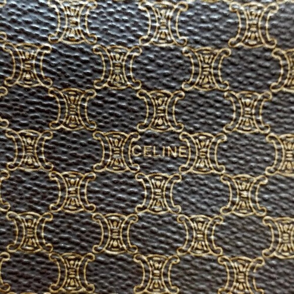 CELINE Brown PVC Hand Bag mon582-102525 - Picture 11 of 16